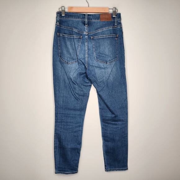 Madewell Curvy High-Rise Skinny Crop Jeans in Lander Wash 27 - Picture 7 of 11